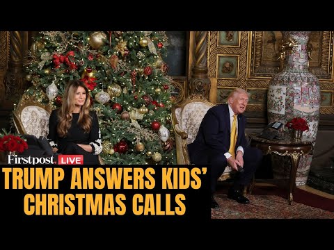 LIVE: Trump Participates in NORAD Santa Calls | Christmas | Trump on Christmas Eve | N18G