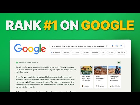 How To Get To The Top of Google (Rank #1)