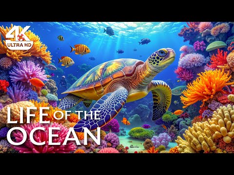 Aquarium Paradise 4K – Colorful Marine Life with Relaxing Music for Deep Sleep
