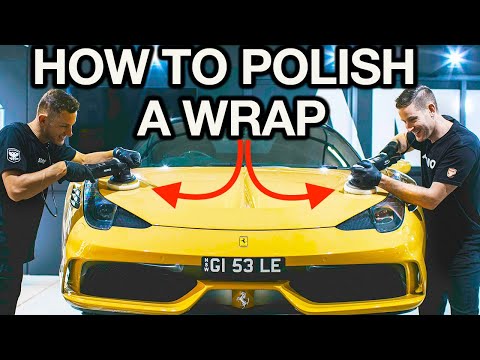 How To Polish Vinyl Wrap Ferrari 458 Speciale: Best Tips & Tricks To Remove Scratches!