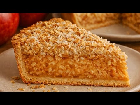 Ich backe diesen Haferflocken-Apfelkuchen jede Woche! Zuckerfrei und mehlfrei! 😋