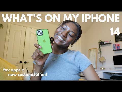WHAT'S ON MY NEW IPHONE 14! | new apps, widgets, organization