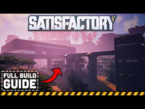 Building BRUTALISM with BLUEPRINTS in Satisfactory Update 8!