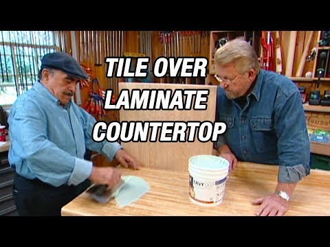 How to Lay Tile Over Laminate Countertop