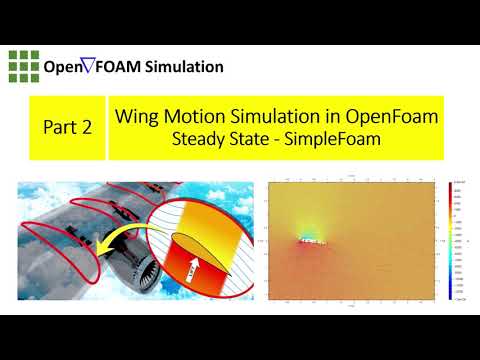 Part 2: Wing Motion simulation in OpenFoam - Steady State simulation using SimpleFoam