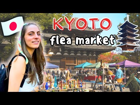 VINTAGE SHOPPING at Kyoto's Largest Traditional Market ⛩️