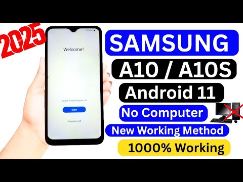 Samsung Galaxy A10/A10s FRP Bypass Without Pc Android 11 | Samsung A10/A10s Latest Update 2025
