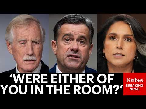 Angus King Grills Tulsi Gabbard, John Ratcliffe Over Trump Comments About Iran's Response To US War