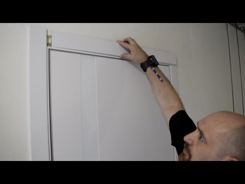 скрытые петли, алюминиевая кромка, и красивая стыковка наличника!