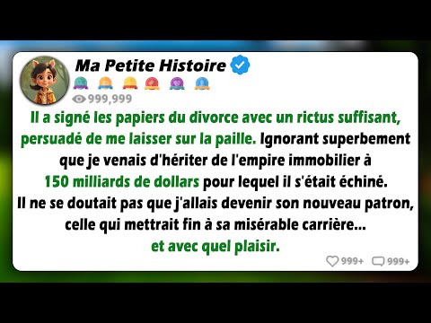Ignorant du fait qu'elle avait hérité de la société immobilière de 150 milliards de dollars pour...