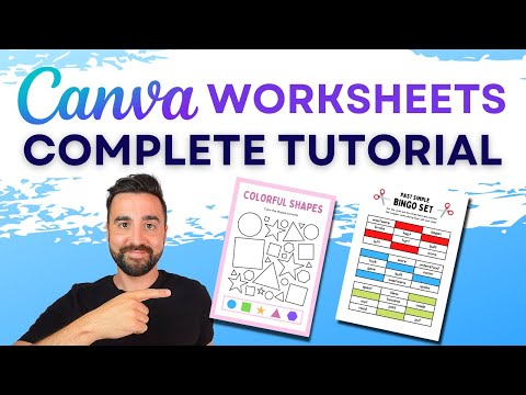 Make Worksheets in Canva | Tutorial for Teachers 2025