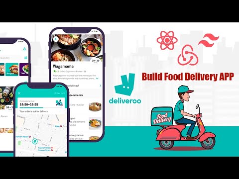 🔴 Let's build a Deliveroo Clone with REACT NATIVE! (Navigation, Redux, Tailwind CSS & Sanity.io)