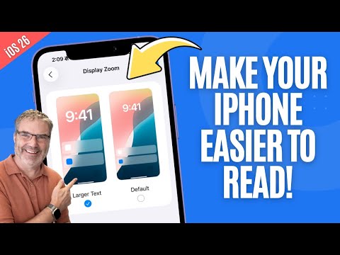 Personalize your iPhones Display to make it Easier to Read