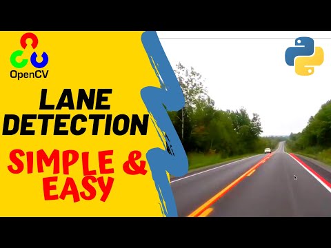 OpenCV Lane Detection Tutorial using Python - Intro to Self Driving Cars - with Code