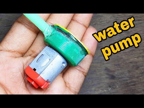 How to make mini water pump at home | High speed mini water pump | Science project