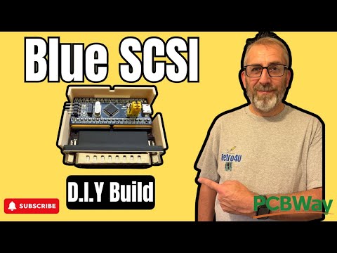 BlueSCSI 1.1a DB25 Build + MAC Plus Power Mod