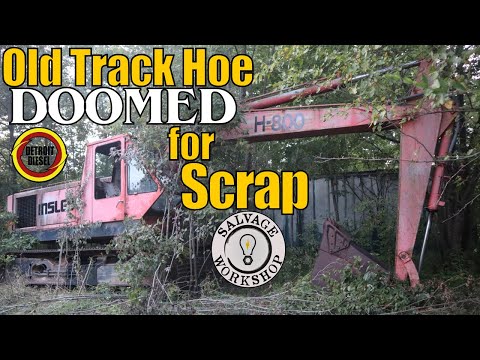 Is it SAVABLE after 25+ Years? ~ Forgotten AMERICAN Made Excavator ~ 1970's Insley H800 Track-Hoe P1