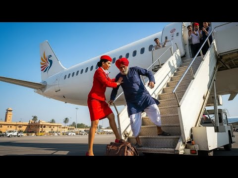 बुज़ुर्ग का मज़ाक उड़ाया ! फिर जो हुआ… पूरा एयरपोर्ट झुक गया😱