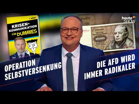 FDP in der Krise | AfD will zurück zur D-Mark | Wirtschaft unter Druck | heute-show vom 06.12.2024