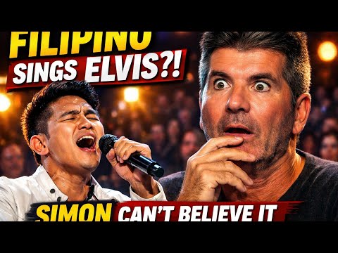 When a Filipino Started Singing Elvi  Even Simon Cowell Couldnt Believe His Ears| Emotional Audition