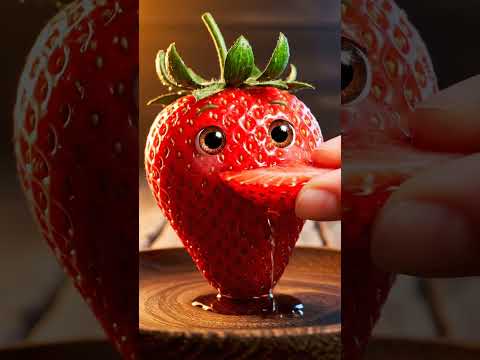 Strawberry Eats Itself 🍓😱