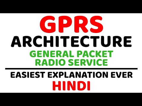 GPRS Architecture ll General Packet Radio Service ll SGSN,GGSN,GPRS Network Explained in Hindi