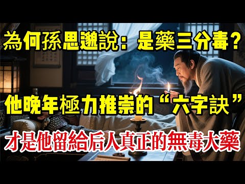 為何孫思邈說：是藥三分毒？他晚年極力推崇的“六字訣”，才是他留給後人真正的無毒大藥|養生|健康人生|老年健康|打坐冥想|道家|佛教 |修心修行|禪悟人生 |南無阿彌陀佛|談佛道安