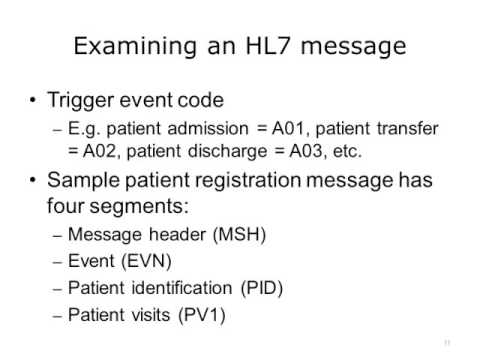 Introduction to HL7 V2
