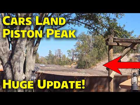 They Cleared Tom Sawyer Island for Disney’s New Cars Land - Piston Peak Construction Update