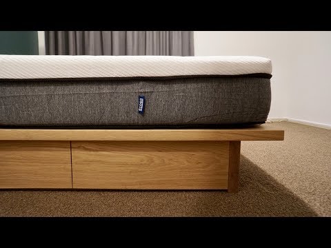 An Oak and Plywood Bed Frame (With an Ecosa Mattress)
