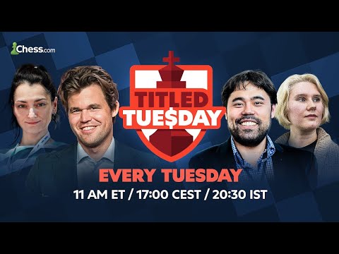 TITLED TUESDAY Gameweek 9: New Contenders Emerge For EWC Spot! Ft. Parham, Esipenko, Minh Le