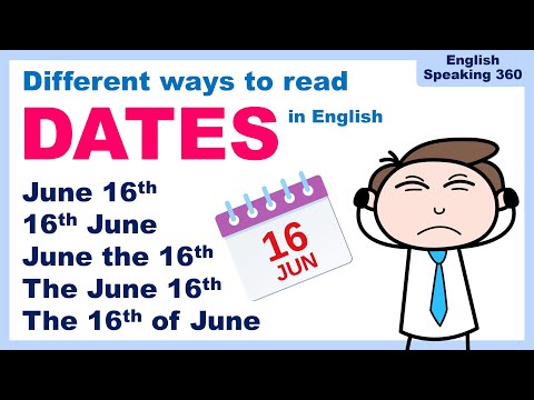 How to Read ALL DATES in English | Practical English for Days, Months & Years. Easy English