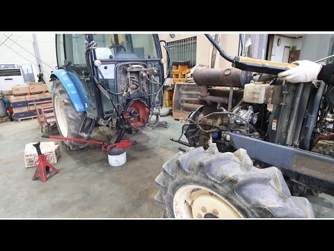 엘에스트랙터 U47/클러치 조립,주변속부츠교환,조향실린더 교환,수리비얼마? 2부끝