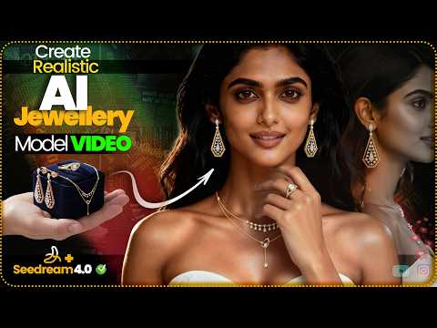 Create Realistic AI Influencer & Jewellery Model Video | AI Model for Jewelry Brand | Seedream 4.0