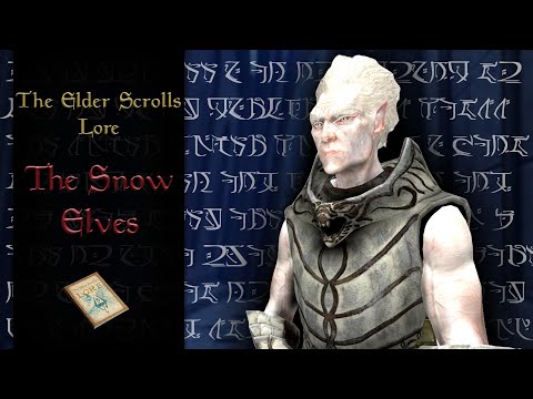 The Tragic Story of the Snow Elves - The Elder Scrolls Lore