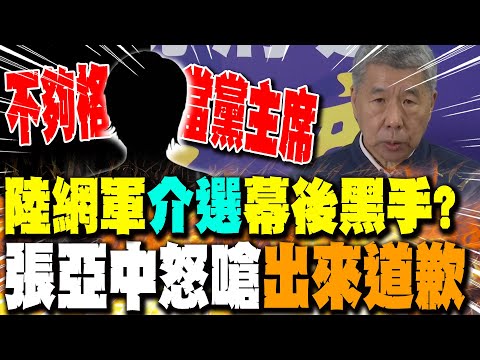 【全程字幕】"聲援"郝龍斌揭網軍幕後黑手? 張亞中"金剛怒目"喊:"當事者出來道歉"