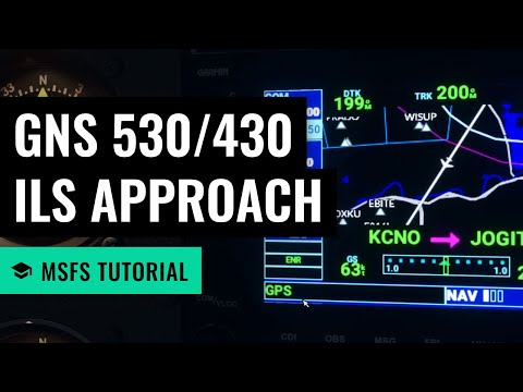 MSFS: ILS Approach - Cessna 172 + Garmin 530/430 - Microsoft Flight Simulator