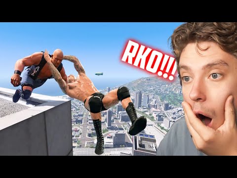 Reacting To WWE Royal Rumble in  GTA 5
