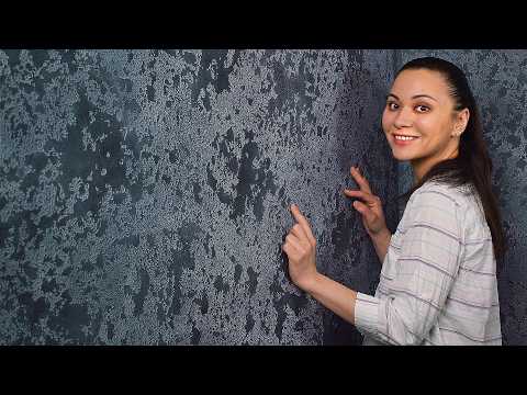 ORDINARY PUTTY + VARNISH = SUPER WALL DECOR! DECORATIVE PLASTER FOR PENNIES