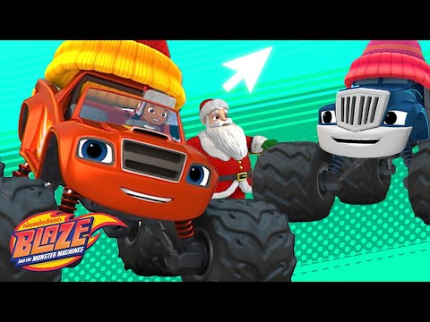 Blaze Holiday Monster Machine! w/ Crusher | Science Games for Kids | Blaze and the Monster Machines