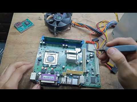 No Display & Hanging Motherboard Repair || Motherboard Cpu Problem || Motherboard Power Ic Problem |