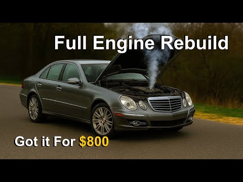 I Bought This Mercedes for $800 — Rebuilt the Engine & Drove It (ASMR)