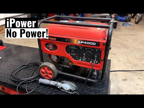 iPower Generator Not Making Power.  Is This a Parts Machine?