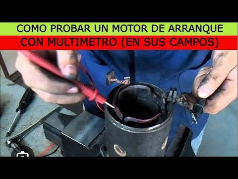 HOW TO TEST THE FIELDS OF A STARTER MOTOR?