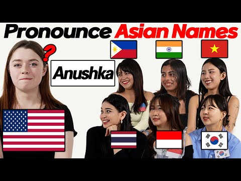 Can American Pronounce Asians' Sur Names Correctly? l Which Is The Hardest??