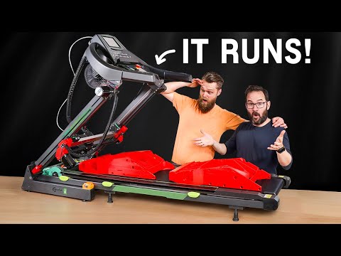 We turned a Second Hand Treadmill into a Working 3D Printer! - w/ Ivan Miranda