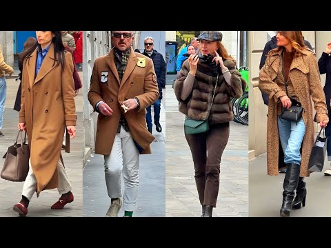 MILAN SPRING 2025 STREET FASHION TRENDS | HOTTEST ITALIANS OUTFITS LOOK | MILAN LUXURY SHOPPING WALK
