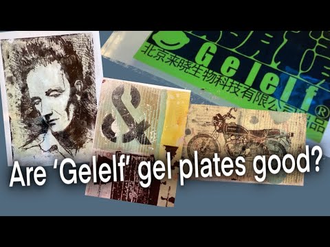 'GELELF' gel printing plate review!