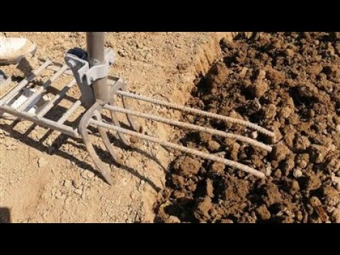 vile za rahljanje zemlje - pripomoček za lažje rahljanje zemlje - earth digging pitchfork