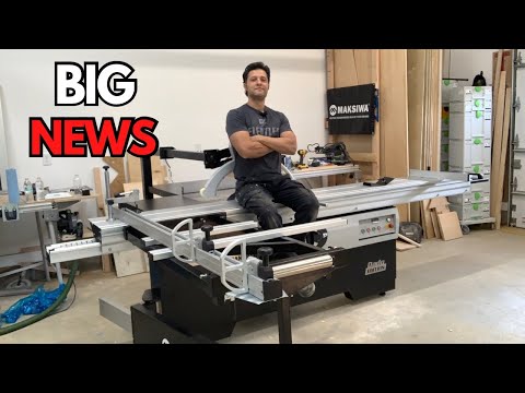 My new Maksiwa sliding table saw, BMS 3200 IR
